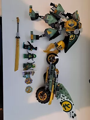 LEGO NINJAGO: Lloyd's Hydro Mech 71750 & Jungle Chopper Bike. Like New. 100%  • $44.75