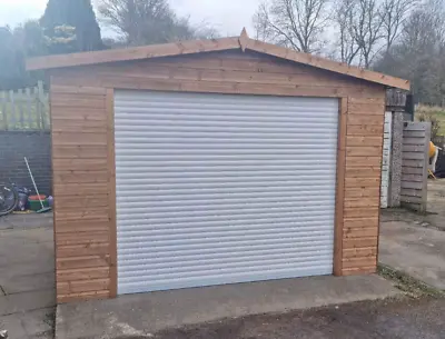 16 X 10 Heavy Duty T&g Digby Wooden Garage Timber Workshop Shed Fitted • £4869