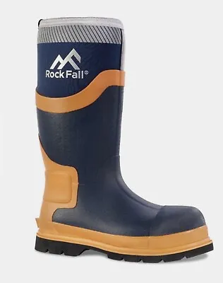 Rockfall Silt Waterproof Safety Wellington Boot Neoprene Insulated Wellie • £80