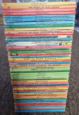 50 Vintage Ladybird Books Various Series 606B 401 Job Lot Box 2 • £49.95