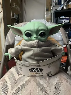 Star Wars Mandalorian The Child 11  Plush Baby Yoda Doll Grogu Soft Mattel GWD85 • $13