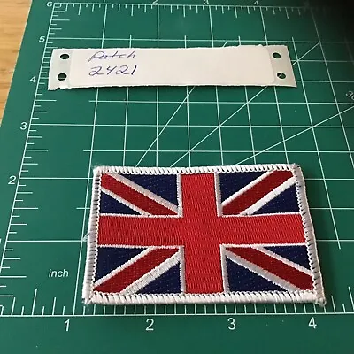 UNITED KINGDOM FLAG PATCH UNION JACK FLAG EMBROIDERED UK GREAT BRITTAIN Sew On • $5.29