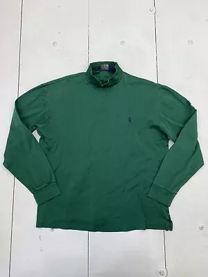 Polo Golf Mens Long Sleeve Green Shirt Size Medium • $16