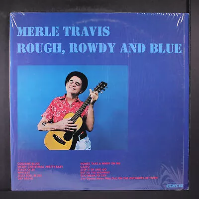 MERLE TRAVIS: Rough Rowdy And Blue CMH 12  LP 33 RPM • $8