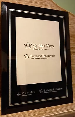 Official QUEEN MARY Uni Of London & Barts & The London Photo Frame 27 X 19.5cm • £20