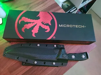 Microtech Arbiter Fixed Blade - Apocalyptic Finish Plain Edge M390 Steel • $539.99