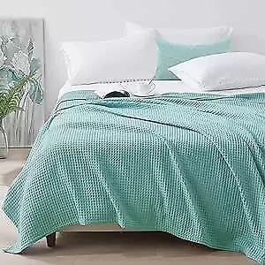  Waffle Weave Blanket King Size For Bed - Soft Lightweight Cozy Blanket All  • $63.92