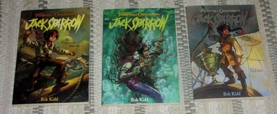 $11.50 • Buy Lot Of 3 JACK SPARROW Books By Rob Kidd 1 2 6 Coming Storm Siren Silver