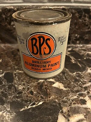 Vintage BPS Brilliant Aluminum Paint Can • $25