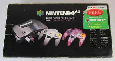 Nintendo 64 Twin Controller Pack Box Only (no Console Or Accessories) • $200