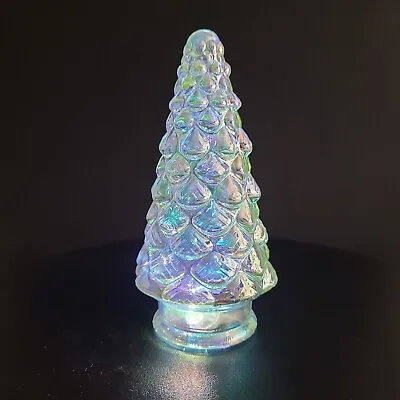 Target Bullseye 4.5  Christmas Tree New 2023 Iridescent Glass Added Light Includ • $6