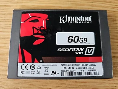 £10 • Buy Kingston 60gb Ssd Ssdnow 300 Sv300s37/60g