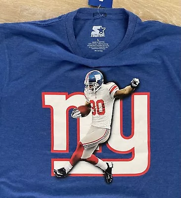 New York Giants Super Bowl XLVI 10-Year Anniversary Starter Victor Cruz Royal Lg • $14