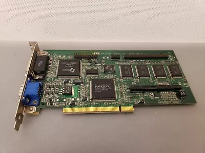 Vintage Matrox MGA-MIL/4N 4MB PCI Video Graphics Card 590-03 Tested • $32