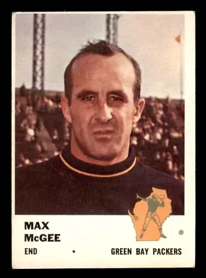1961 Fleer Football #93 Max McGee VG *e1 • $10