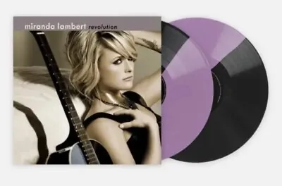 Miranda Lambert Revolution VMP 2LP Black & Mauve Split Vinyl - Sealed Mint • $48.99