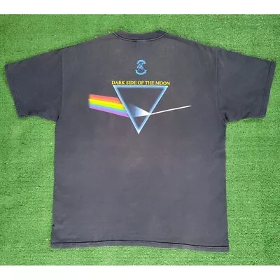 Vintage 1996 Pink Floyd Dark Side Of The Moon T-Shirt Size XL Double Sided Usa • $49