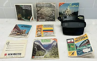 Vintage 3D View Master Viewer Reels Redwood Highway California India Norway • $14