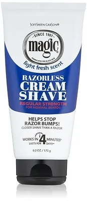 SoftSheen-Carson Magic Razorless Cream Shave For Men 6 Oz; Fast Free Shipping • $9.99