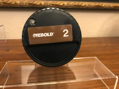 $29.99 • Buy HTF! Unusual! Diebold 2 Bank Drive Thru Vacuum Tube Canister Double Opening 