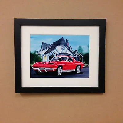 Chevrolet Corvette C2 Stingray Framed Print • $17.41