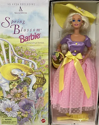 Spring Blossom Barbie Easter Doll Avon Special Edition #15201 NRFB 1995 • $24.99