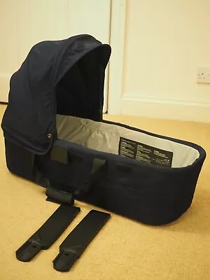 Baby Jogger City Tour 2 Double Carrycot Bassinet Blue Great Condition • £35