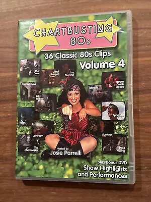 CHARTBUSTING 80s Volume 4 - Music Video DVD Set Region Free - Tested • $20