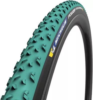 Michelin Power Cyclocross Mud Tire -700 X 33 Tubeless Folding Green/Black • $54.99