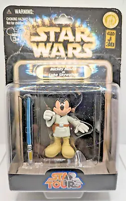 Mickey Mouse As Luke Skywalker-Star Wars Star Tours (2007) Disney Theme Park • $25