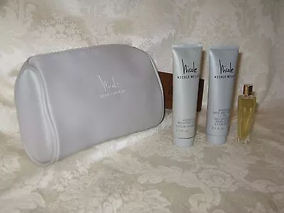 Nicole Miller Women's Parfum Lotion And Bath And Shower Gel Set With Pouch. • $25.86