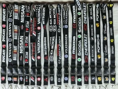 🔥NEW🔥 Car Logo Lanyard Keychain ID Holder Neck Strap Lanyards USA Seller • $3.99