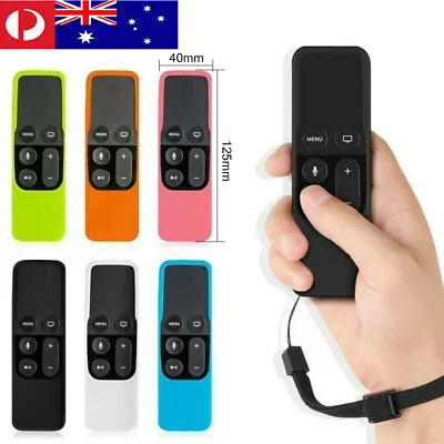 $4.40 • Buy 1/2x Anti Dust Remote Controller Silicone Case Cover For Apple TV (4th Gen) Siri