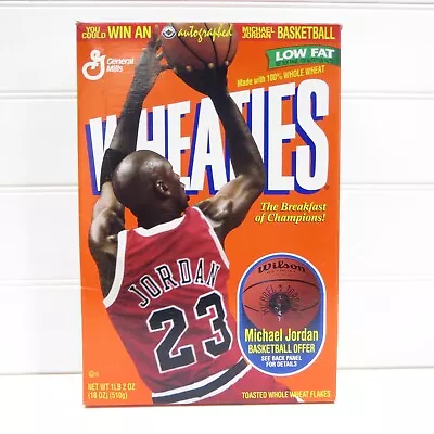 Vintage 1997 Michael Jordan Empty Wheaties Box - Auto B-ball - Series 91 • $7.50