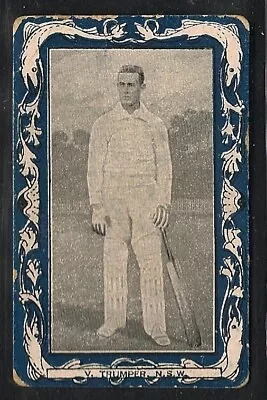£9.99 • Buy Wills (Vice -Regal), AUSTRALIAN & SA CRICKETERS, V. TRUMPER, NSW, Good, 1910