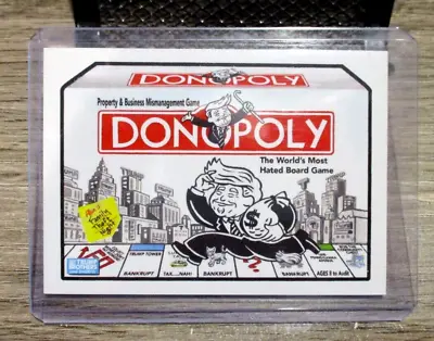 2017 Topps Gpk Trumpocracy Donopoly No.103 Wacky Packages With Top Loader • $79.99