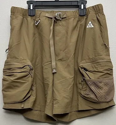 Nike ACG Trail Belted Snowgrass Cargo Shorts Mens Size XL DN3945 258 New • $185.58