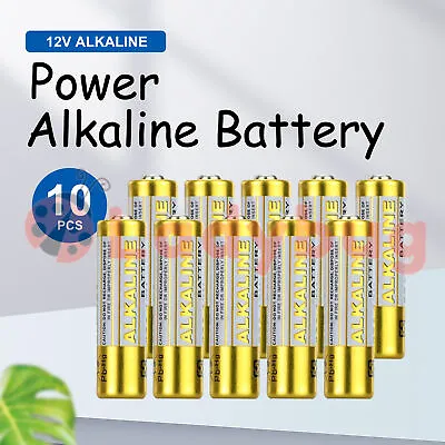 10x OZ 27A 12V MN27 LR27 A27 L828 V27GA Alkaline Battery Garage Car Remote Alarm • $5.45