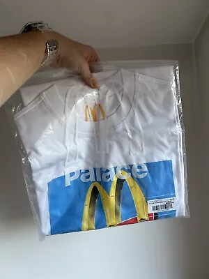 Palace McDonald’s Sign T-shirt White Size Medium -Brand New • £65