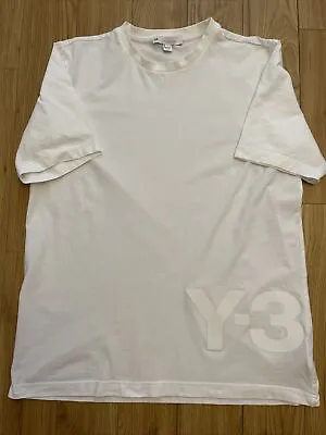 Men’s Y-3 White T Shirt Size XL • £39.99