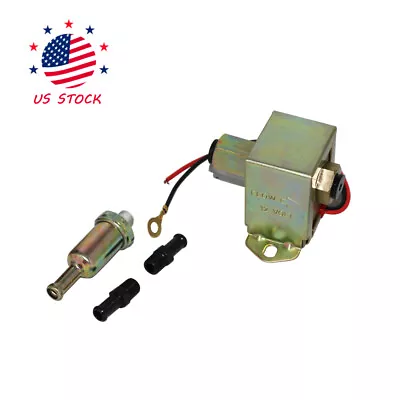 $15.97 • Buy Electric Fuel Pump 12V Solid State 4 To 6psi 130 LPH Petrol Facet Fits Universal