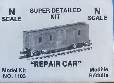 N Scale Dimi-Trains Kit 1103 Super Detailed Repair Car MOW Maintenance Of Way • $20