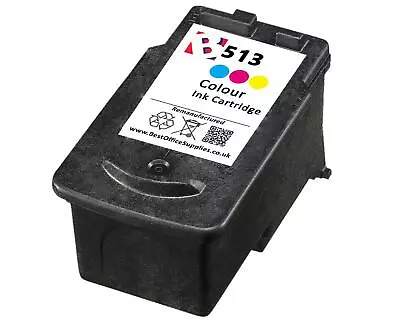Remanufactured CL 513 Colour Ink Cartridge Fits Canon Pixma IP 2700 Printer • £14.95