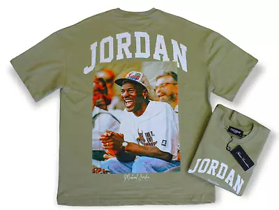 F. GENERATION  1995-1996  MICHAEL JORDAN OVERSIZED/BOXY PREMIUM T-SHIRT Khaki • $48.99
