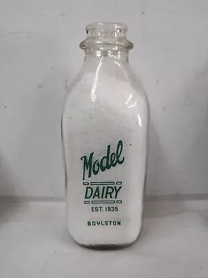 Model Dairy Milk Pyro Quart Bottle Boylston MA • $14.99