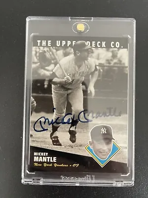 1994 Upper Deck All-Time Heroes: #100 Mickey Mantle Auto NR-MINT *GMCARDS* • $1500