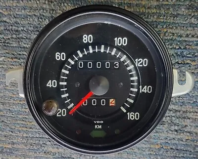 Vintage 1970's VW Beetle Bug VDO 0-160 KMH Speedometer Gauge E11 • $395