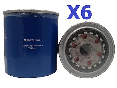 6X Oil Filters Fits Z334 For TOYOTA LANDCRUISER 70 & 80 SERIES 3.5L & 4.2L 90-98 • $64.80