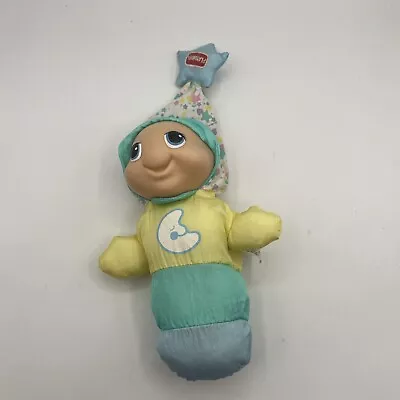 Vintage Playskool Glow Worm Plush Gloworm Stars Pastel 1998 Hasbro Doll • $10