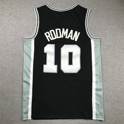 Retro Rodman #10  Basketball Jerseys Stitched Hip Hop Rap Streetball S-6XL • $34